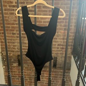 Lulus Black Sleeveless Bodysuit